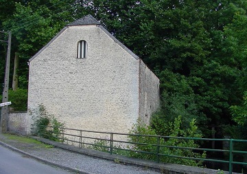 Foto van <p>Moulin de la Biesmelle</p>, Thuillies (Thuin), Foto: Marnix Bogaert, Marke, 31.07.2005 | Database Belgische molens