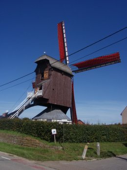 Foto van Verloren Kostmolen<br />Molen van Schaffen<br />De Windmolen<br />Molen van t Dorp, Schaffen (Diest), Foto: Frans Ringoot, Opwijk, 05.09.2010 | Database Belgische molens