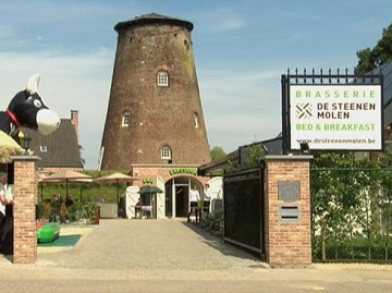 Foto van Stenen Molen<br />Molen Bounke-Bounke, Brecht, Foto: Ton Gijsbrachts, 08.07.2016. | Database Belgische molens