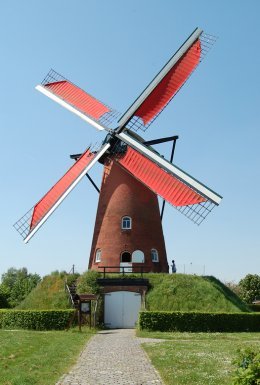 Foto van Stenen Molen<br />De Timmerman, Oelegem (Ranst), Foto: Rob Pols, Vlaardingen, 08.05.2008 | Database Belgische molens