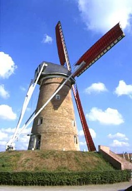 Heiblokmolen, Voetsmolen, Bergmolen, Stenen Molen