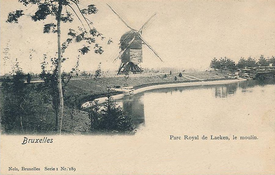 Koninklijke Molen van Laken, Moulin royal de Laeken, Windmolen van Over-Heembeek, Molen te Cauwenberg
