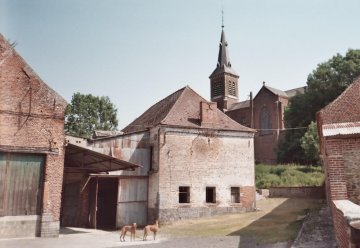 Foto van <p>Moulin d'Audregnies<br />Moulin Glineur</p>, Audregnies (Quiévrain), Foto: Robert Van Ryckeghem, Sint-Andries, 09.06.2013 | Database Belgische molens