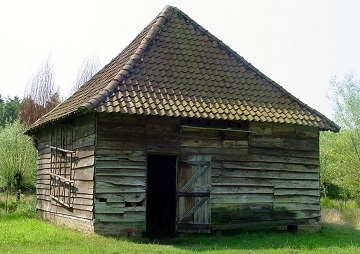 Foto van Roskot uit Leisele, Genk-Bokrijk, Foto: Marnix Bogaert, Marke, 21.07.2004 | Database Belgische molens