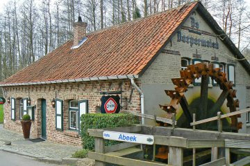 Foto van Dorpermolen, Meeuwen (Oudsbergen), Foto: Jaak Paredis, 07.03.2008 | Database Belgische molens