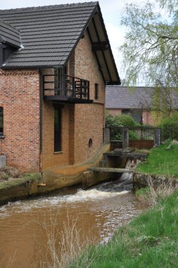 Foto van Gestelsemolen, Paal (Beringen), Foto:Donald Vandenbulcke, Staden, 10.04.2010  | Database Belgische molens