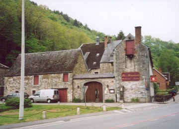 Foto van <p>Moulin d'Hastière<br />Moulin de l'abbaye<br />Moulin Baeken<br />La meunerie</p>, Hastière-Lavaux (Hastière), Foto: Christiaan Debusschere, Kortemark | Database Belgische molens