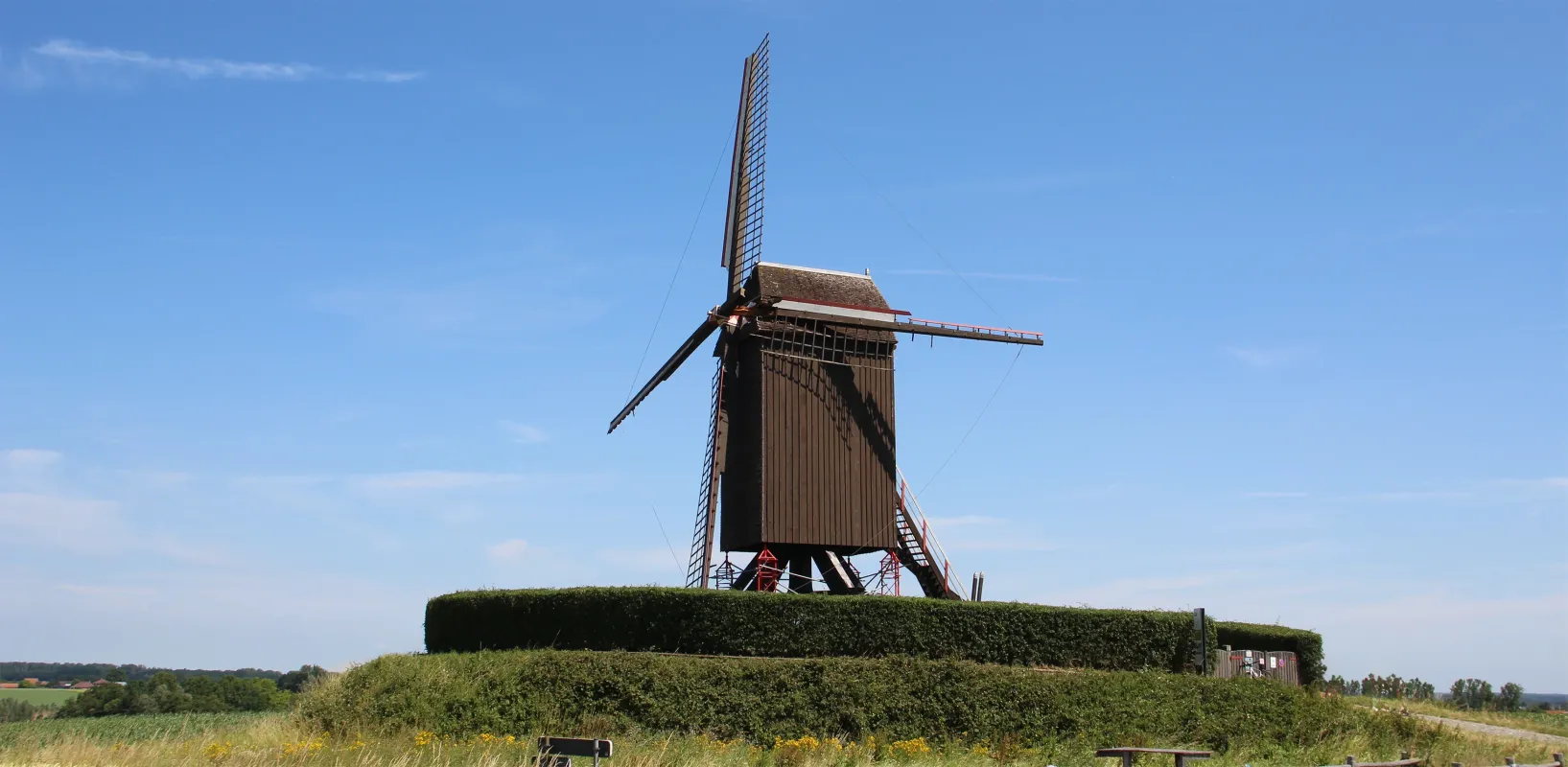 Molen van Wannegem, Grote Molen, Houtavemolen, Schietsjampettermolen Molen van Wannegem, Grote Molen, Houtavemolen, Schietsjampettermolen