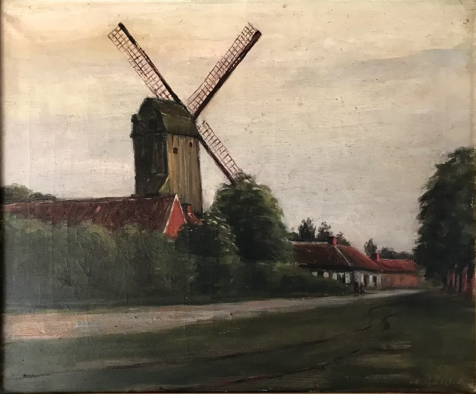 Foto 4 van Heikantmolen, Laureysmolen, Zele, Thomas Laureys , 25.03.2022Destijds geschilderd door ‘Gerko’. Een schilder van molens uit de streek. Foto genomen door mij van het schilderij dat in de molenaarswoning hangt. De enigste overgebleven afbeelding van onze Laureysmolen. | Database Belgische molens Heikantmolen, Laureysmolen, Zele, Thomas Laureys , 25.03.2022Destijds geschilderd door ‘Gerko’. Een schilder van molens uit de streek. Foto genomen door mij van het schilderij dat in de molenaarswoning hangt. De enigste overgebleven afbeelding van onze Laureysmolen. | Database Belgische molens