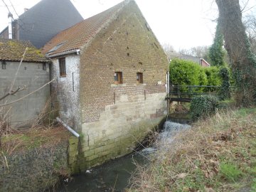 Foto van Watermolen<br />Molen van Mijlbeek, Aalst, Foto: Maarten Osstyn, 16.03.2014 | Database Belgische molens