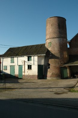 Foto van Dokkersmolen<br />Klein Moleken, Baasrode (Dendermonde), Foto: Donald Vandenbulcke, Staden, 26.12.2008 | Database Belgische molens