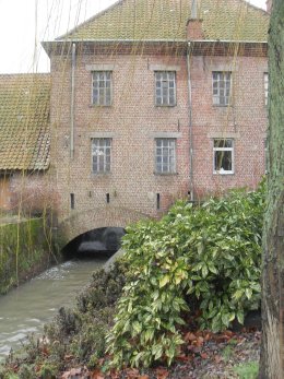 Foto van Molen Van Roo<br />Watermolen, Gontrode (Melle), Foto: Maarten Osstyn, Adegem, 28.01.2010 | Database Belgische molens