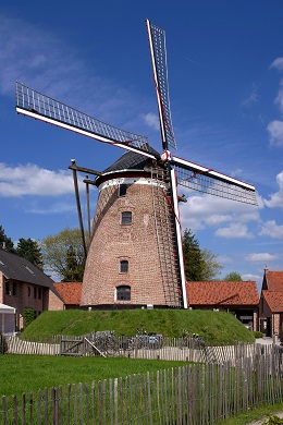 Foto van De Grote Napoleon<br />Molen van de Keizer<br />Molen De Vos, Hamme, Foto: Staf Fierens, 08.05.2013 | Database Belgische molens