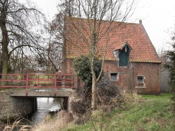 Foto 6 van Herlegemmolen, Zaubeekmolen, 't Waterkot van Herlegem, Kruishoutem (Kruisem), Foto: Maarten Osstyn, Adegem, 27.02.2010 | Database Belgische molens Herlegemmolen, Zaubeekmolen, 't Waterkot van Herlegem, Kruishoutem (Kruisem), Foto: Maarten Osstyn, Adegem, 27.02.2010 | Database Belgische molens