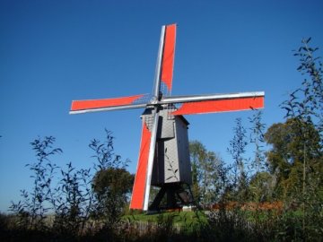 Foto van Kruiskoutermolen<br />Jezuïetenmolen<br />Molen Van Der Haegen, Mere (Erpe-Mere), Foto: Wouter Peerlings, 14.10.2007 | Database Belgische molens