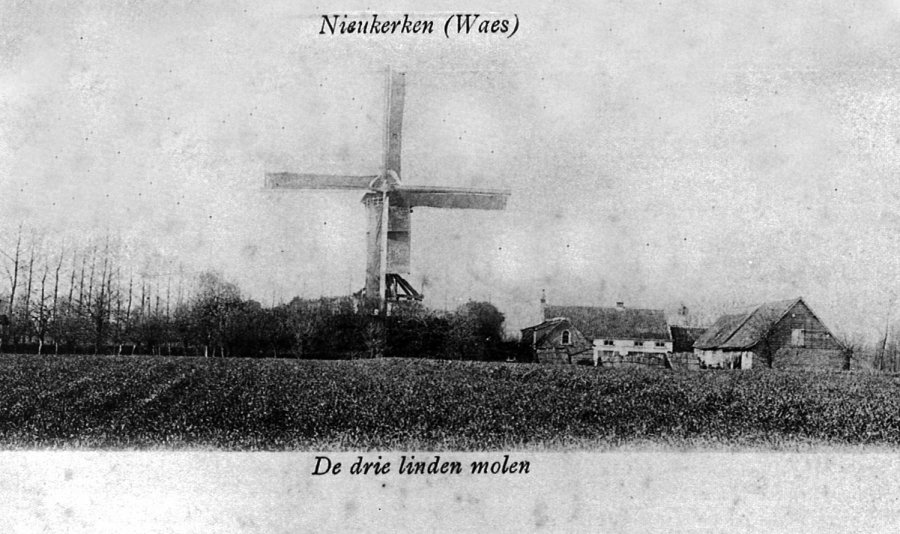 Drielindenmolen, Gyselmolen, Parochiemolen, Molen De Cauwer
