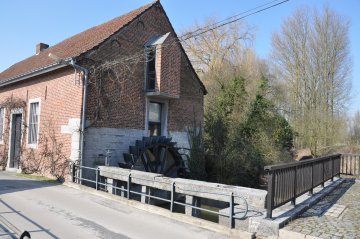 Foto van <p>Boesmolen<br />Bontemolen</p>, Herne, Foto: Donald Vandenbulcke, 09.03.2010 | Database Belgische molens