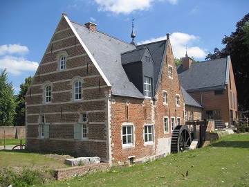 Foto van <p>Abdijmolen<br />Molen van Abdij van Park</p>, Heverlee (Leuven), Foto: Frans Van Bruaene, Laakdal, 02.07.2014 | Database Belgische molens