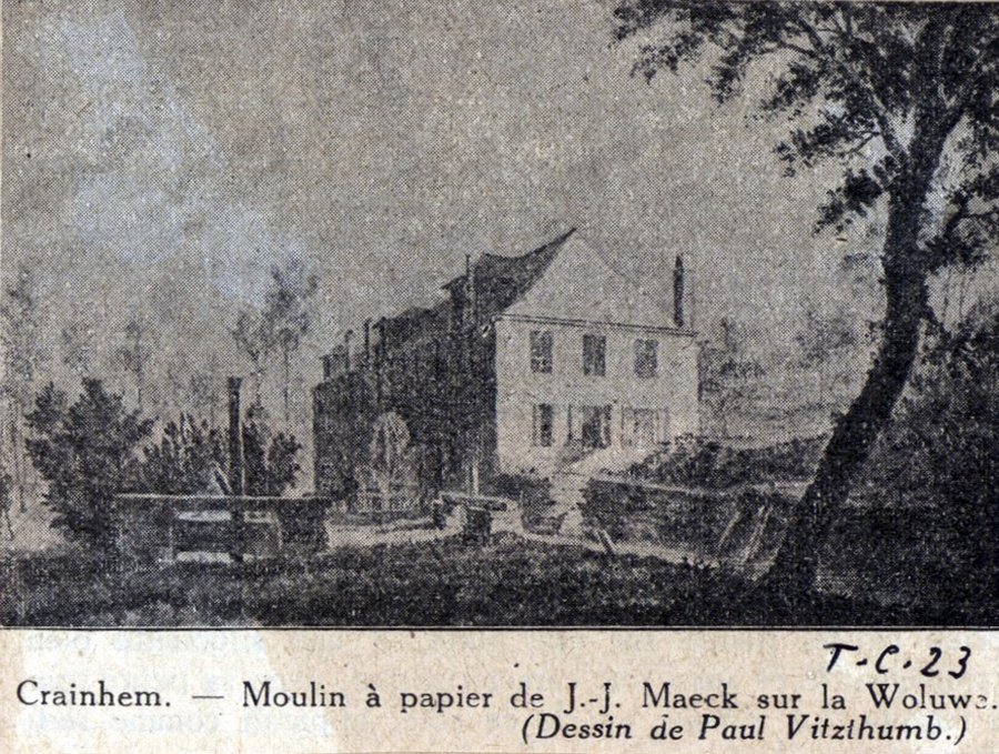 Verkrankenmolen Papiermolen Denayer