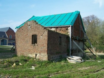 Foto van <p>Moulin de la Brasserie<br />Moulin domestique</p>, Jauchelette (Jodoigne), Foto: Jean-Paul Vingerhoed, Corroy-le-Grand, april 2008 | Database Belgische molens