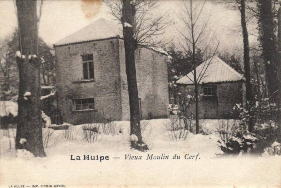 Moulin des Cerfs, Moulin du Cerf, Papeteries de La Hulpe