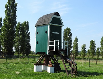 Foto van Nieuwe Tommemolen<br />Tommenmolen, Aarsele (Tielt), Foto: Marnix Bogaert, Marke, 22.08.2015 | Database Belgische molens