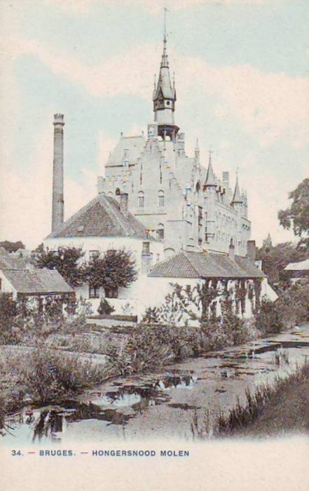 Kasteelmolen, Casteelmolen, Oost- en Westmolen, Hongersnoodmolen, Molen Macqué, Brouwerij Du Lac