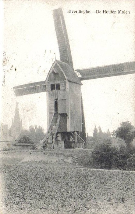 Groene Molen Van Eeckesmolen Molen Van Eecke Noordmolen Houten Molen