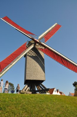 Foto van Kalfmolen, Knokke (Knokke-Heist), Foto: Donald Vandenbulcke, Staden  | Database Belgische molens